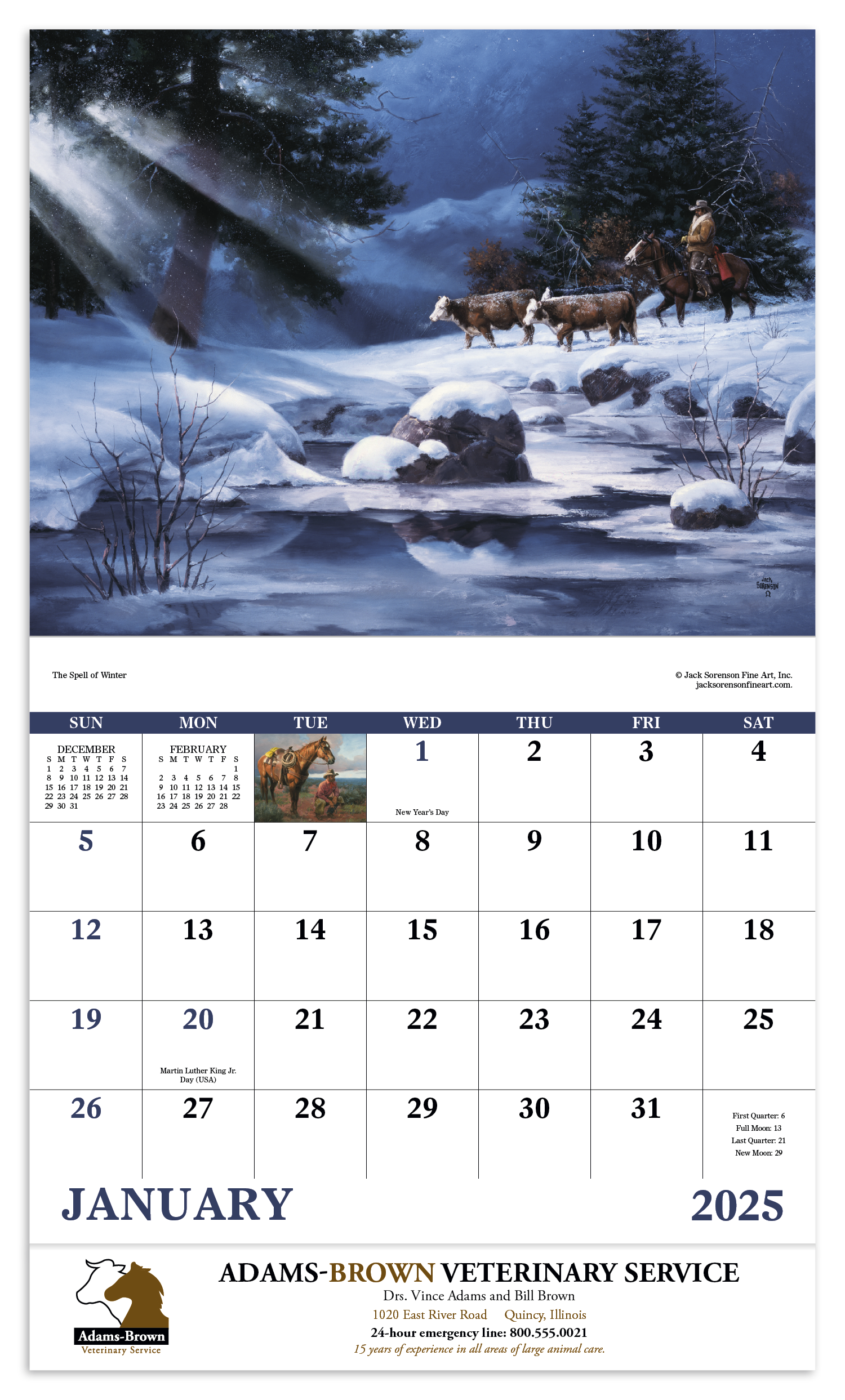 Good Value™ Western Frontier - Stapled Calendar 22