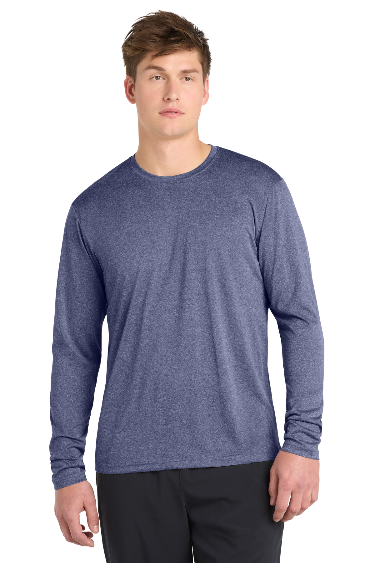 Sport-Tek Long Sleeve Heather Contender Tee. ST360LS 8