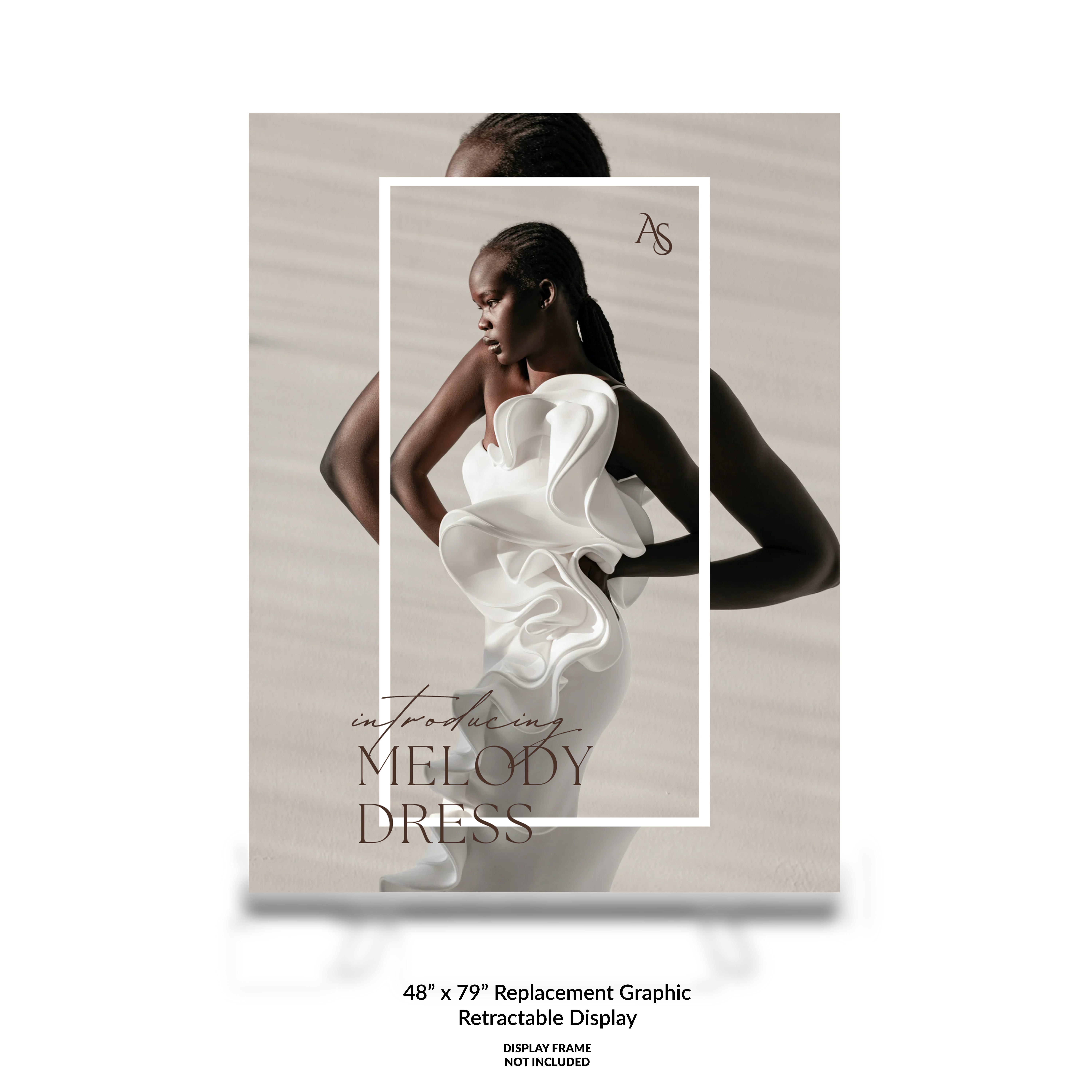 48"W x 79"H Replacement Graphic (Retractable Display)