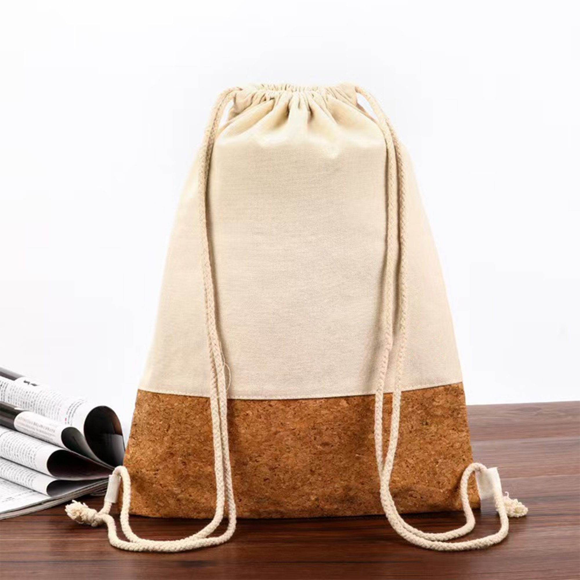 Cotton Custom Drawstring Bag 3