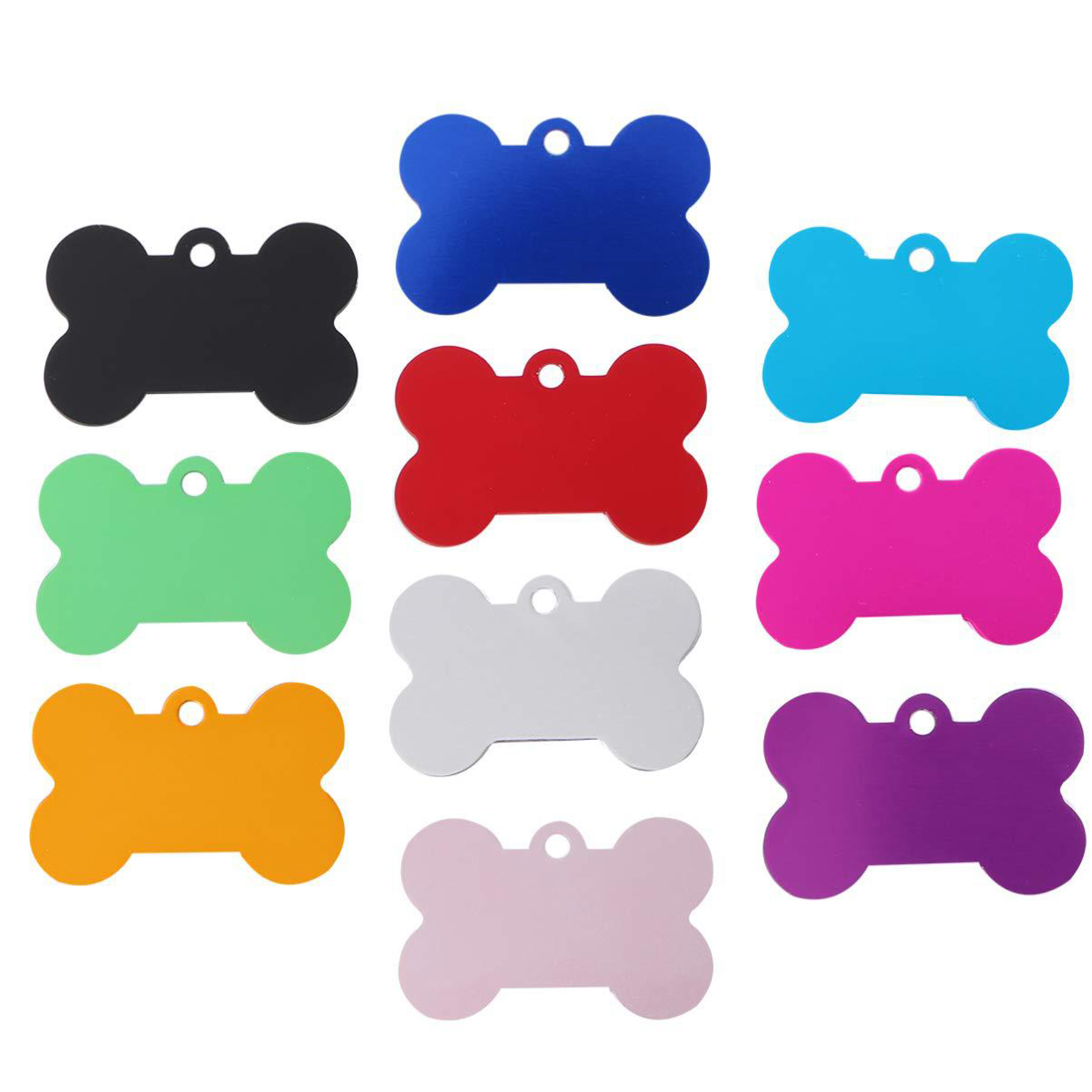 Bone Shape Pet Id Tag 1