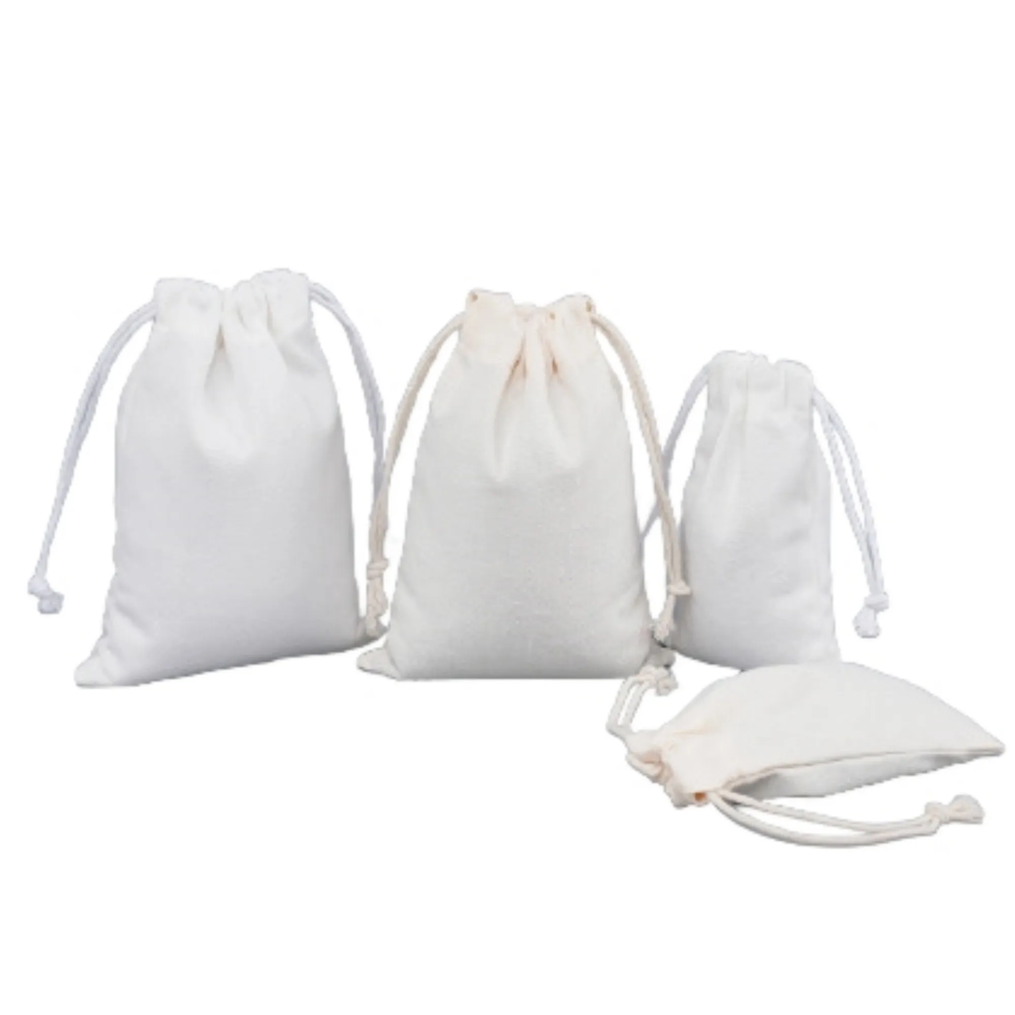 Durable Canvas Drawstring Pouch Bag 4