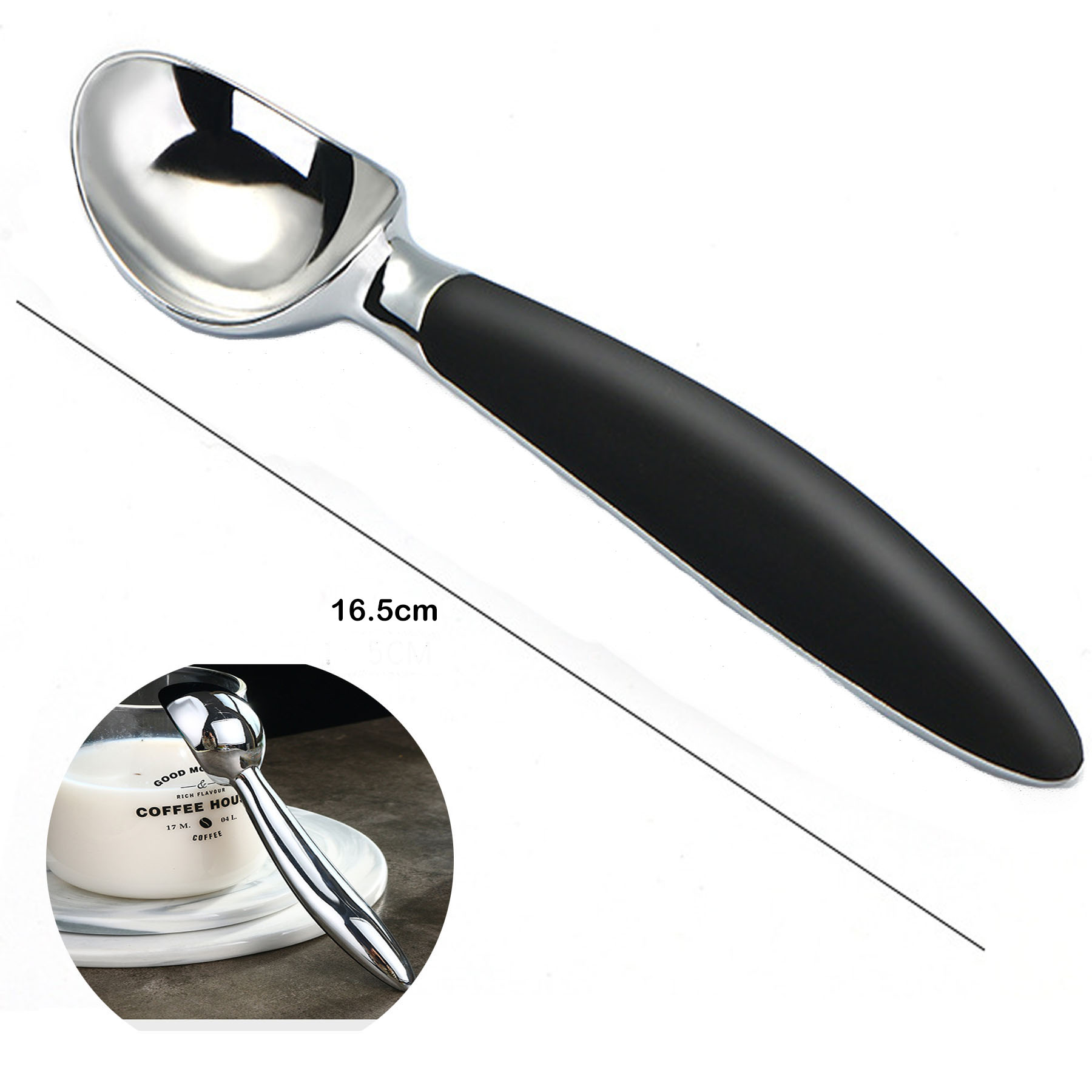 Zinc Alloy Ice Cream Spoon 1