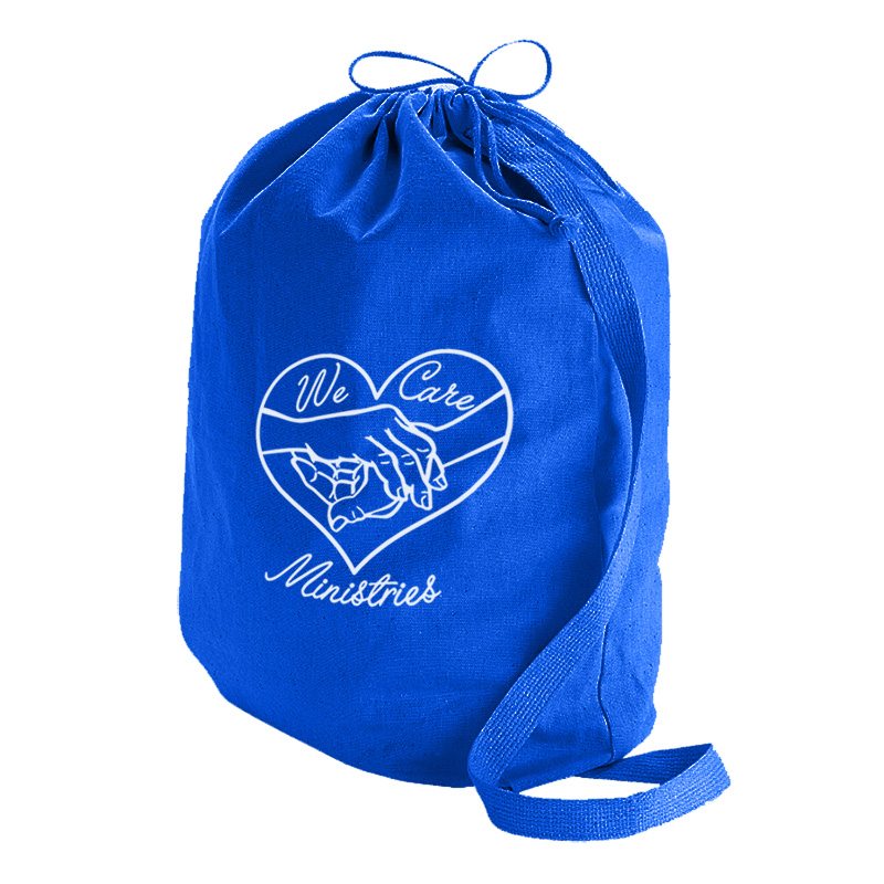 Canvas Drawstring Laundry Bag - Small 2