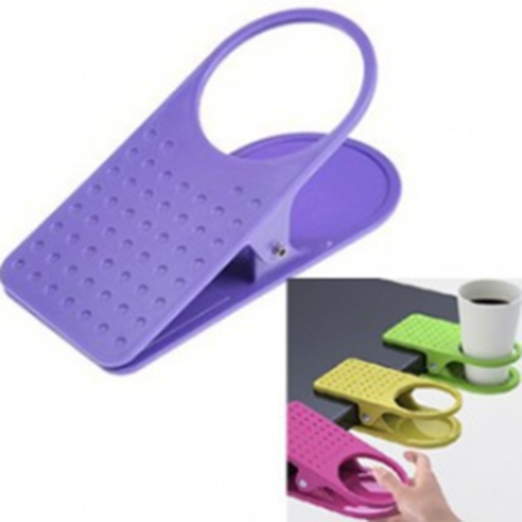 Drink Cup Desk Holder Clip 4