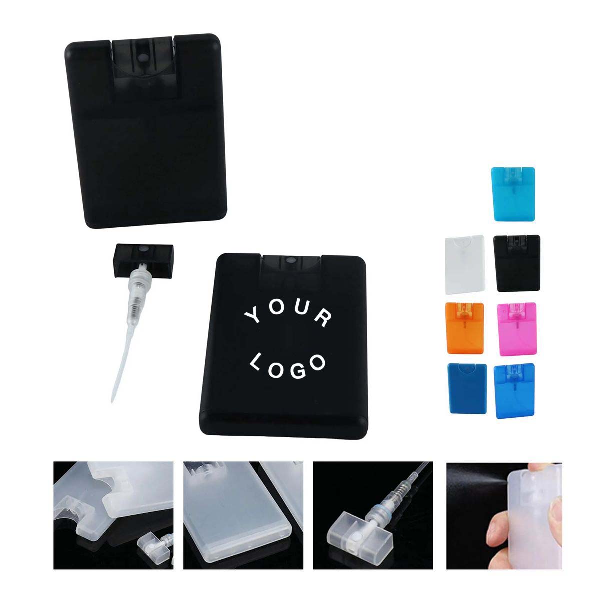 Slim Sanitizer Spray Bottle with Fine Mist 3