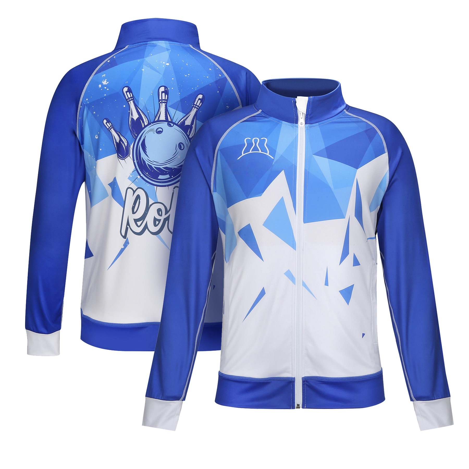 Athletic Full Zip Raglan Training Jacket (Full Color) 2