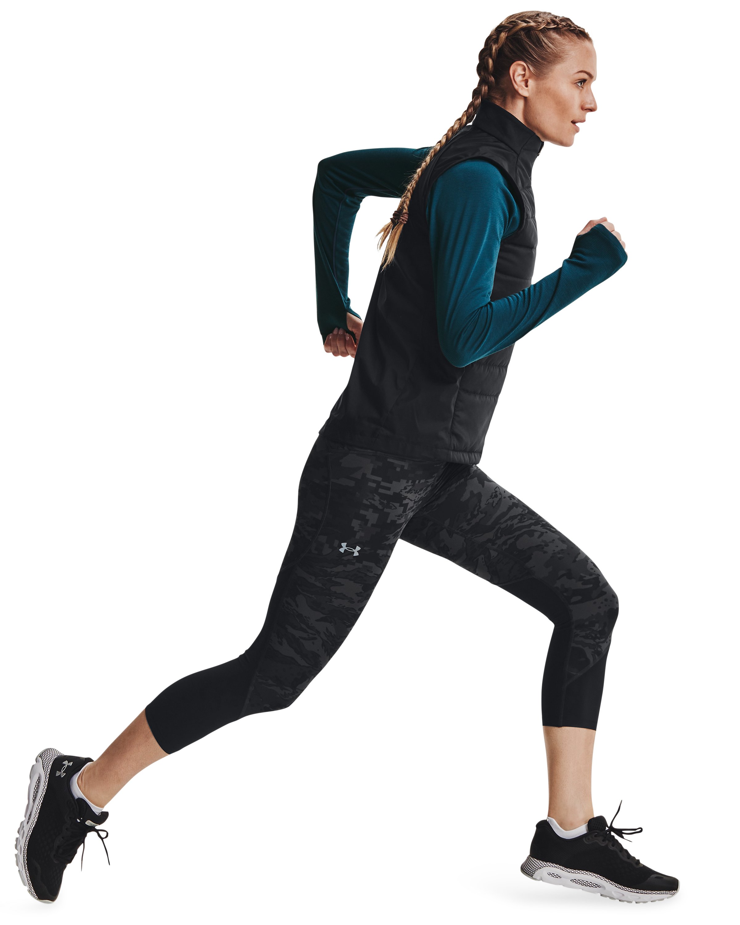 UA Fly Fast Printed Women's Crop 3