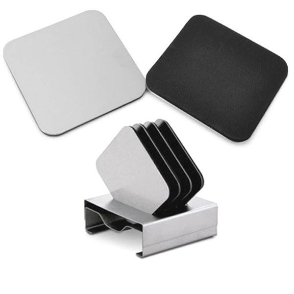 Stainless Steel Square Beverage Coaster 1
