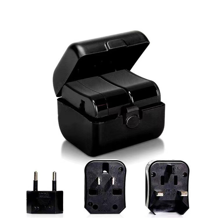 Plastic Compact Universal Travel Adapter Kit 3
