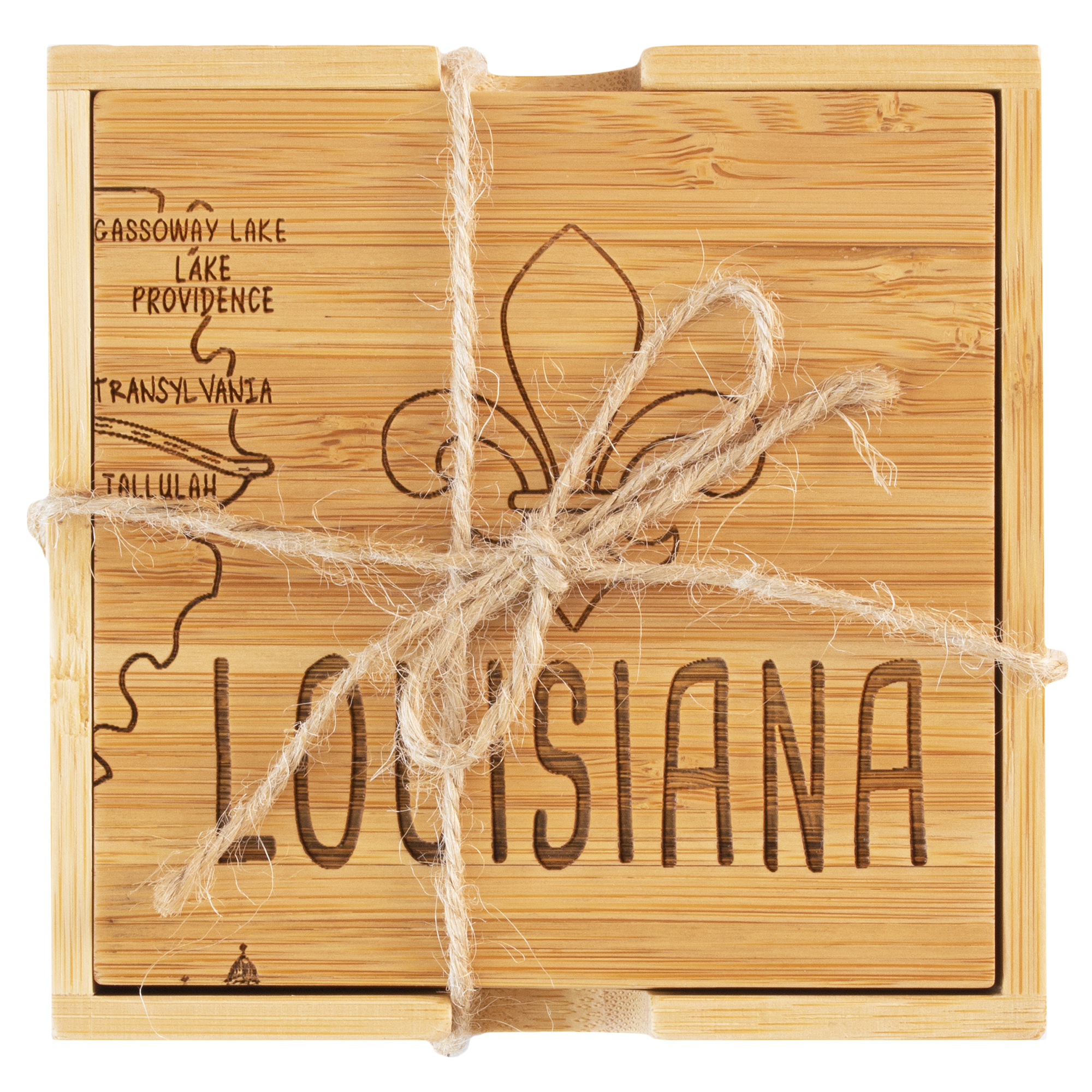 Louisiana Puzzle Coaster Set 2
