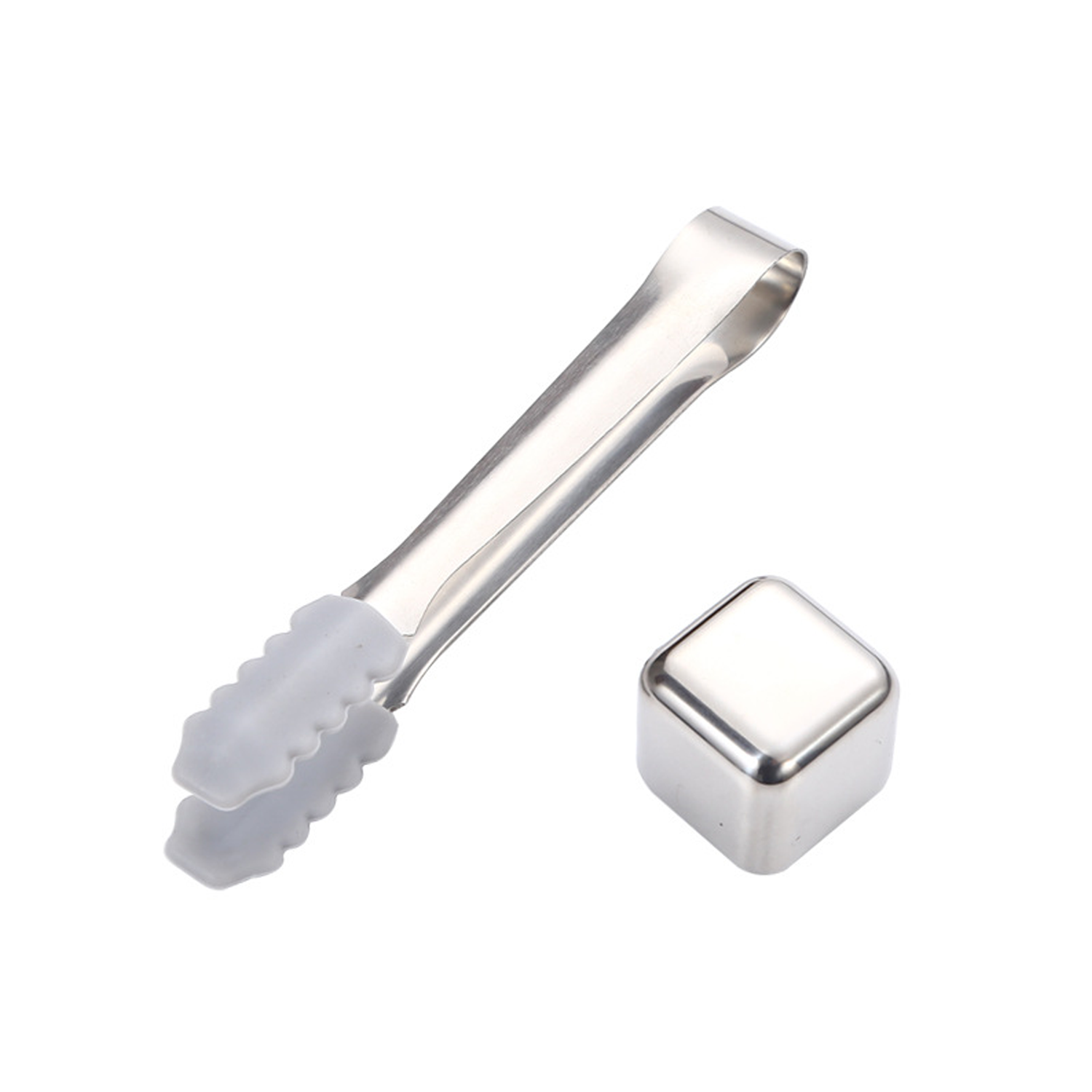 Stainless Steel Metal Ice Cubes Stones 2