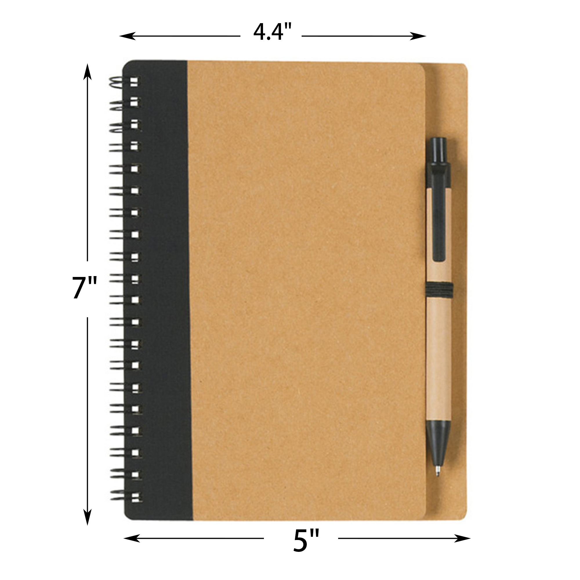 Sustainable Spiral Notebook with Pen 5