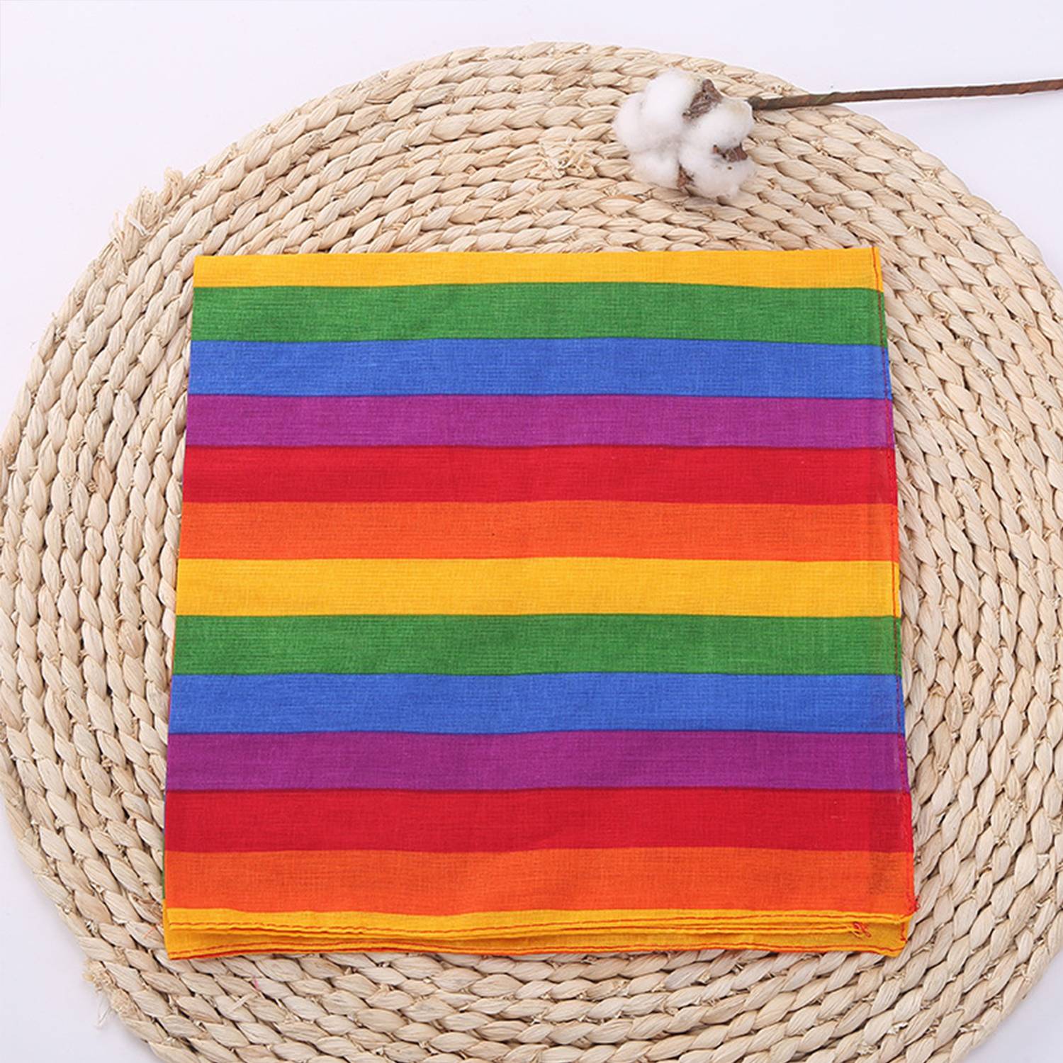 Festival symbol rainbow headscarf 4