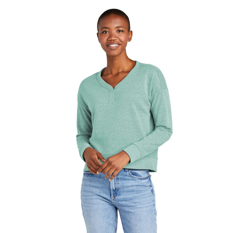 District Women's Perfect Tri Fleece V-Neck Sweatshirt 7