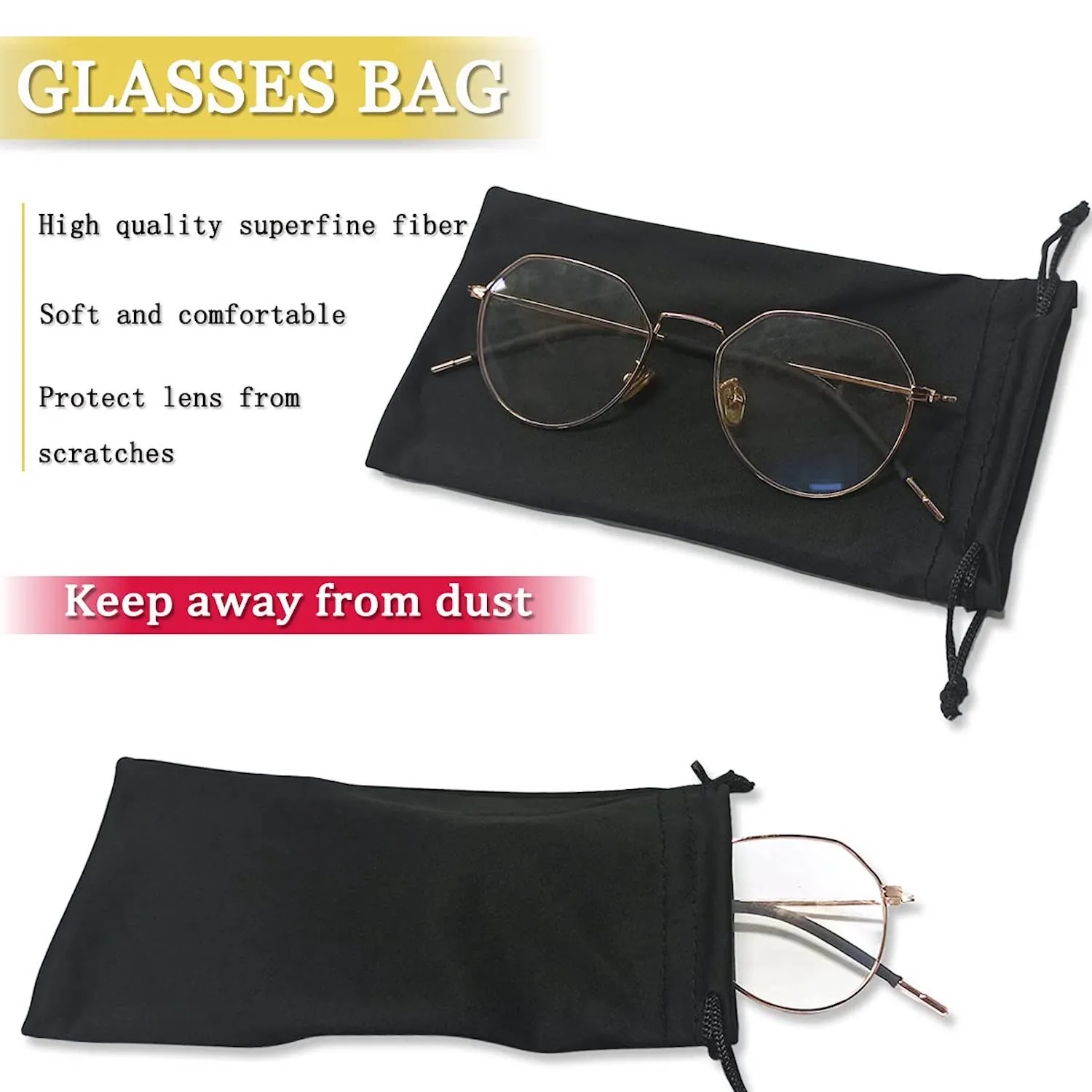 Sunglasses Glasses Storage Pouch 5