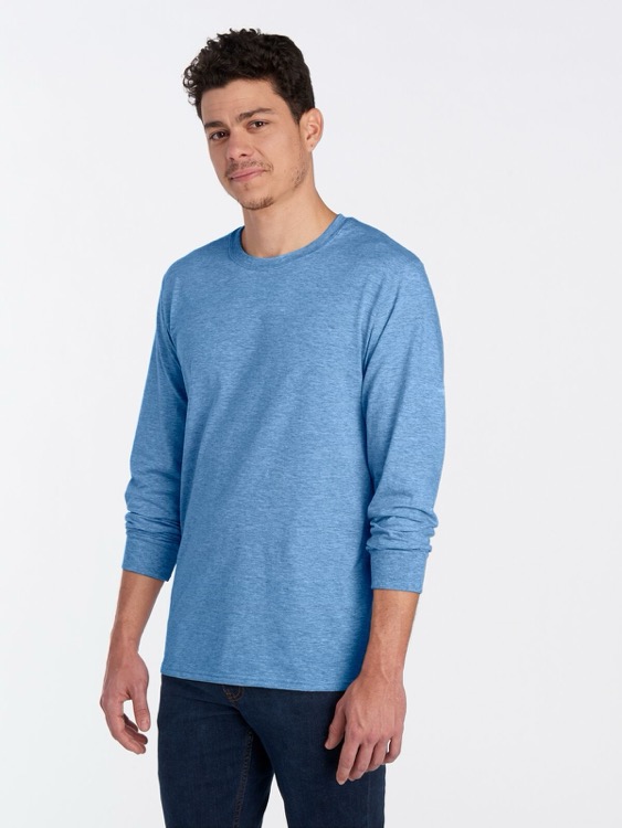 JERZEES Premium Blend Combed Ring-Spun Unisex Long-Sleeve T-Shirt 5