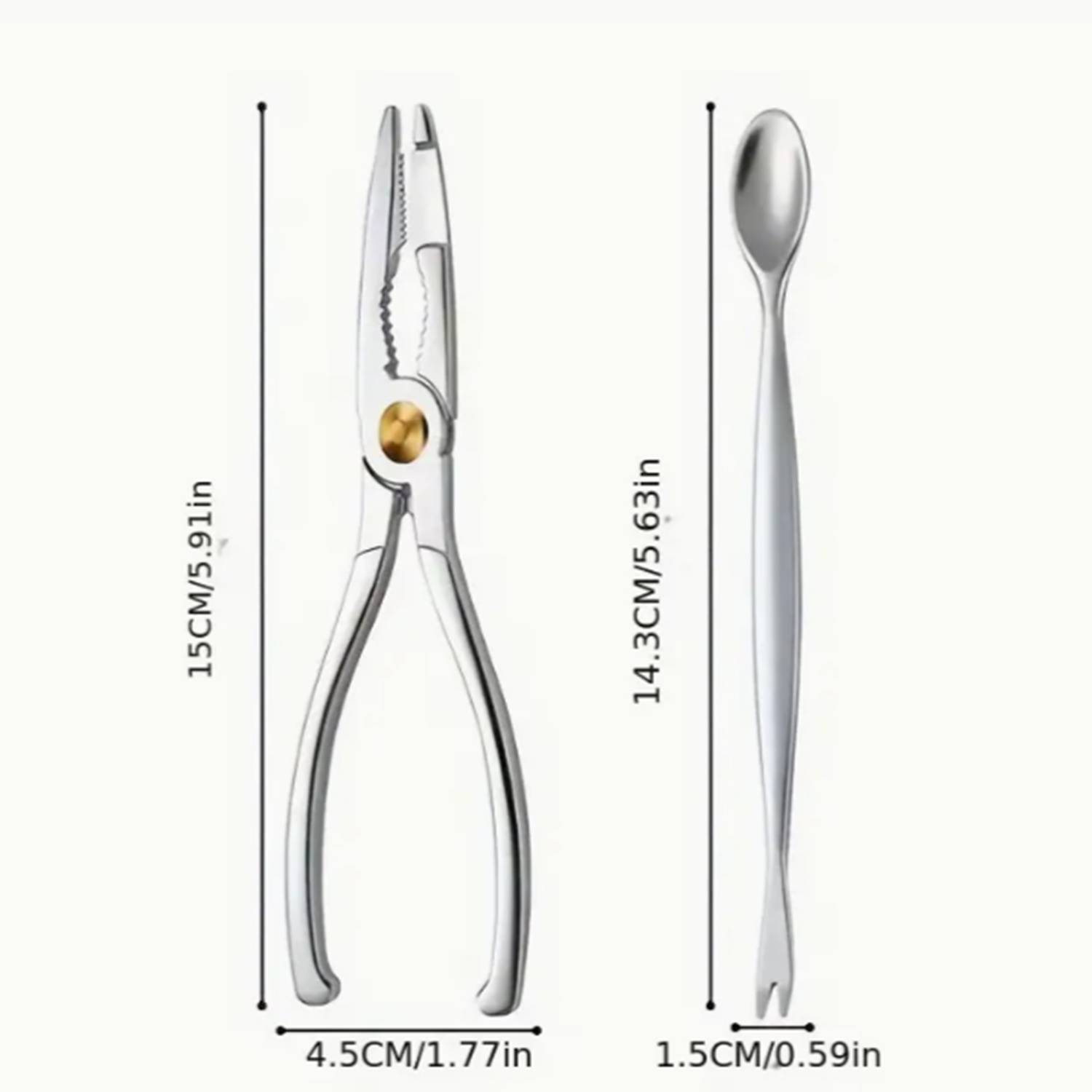 2pcs Professional Crab Eating Tools Shell Removal Set 2