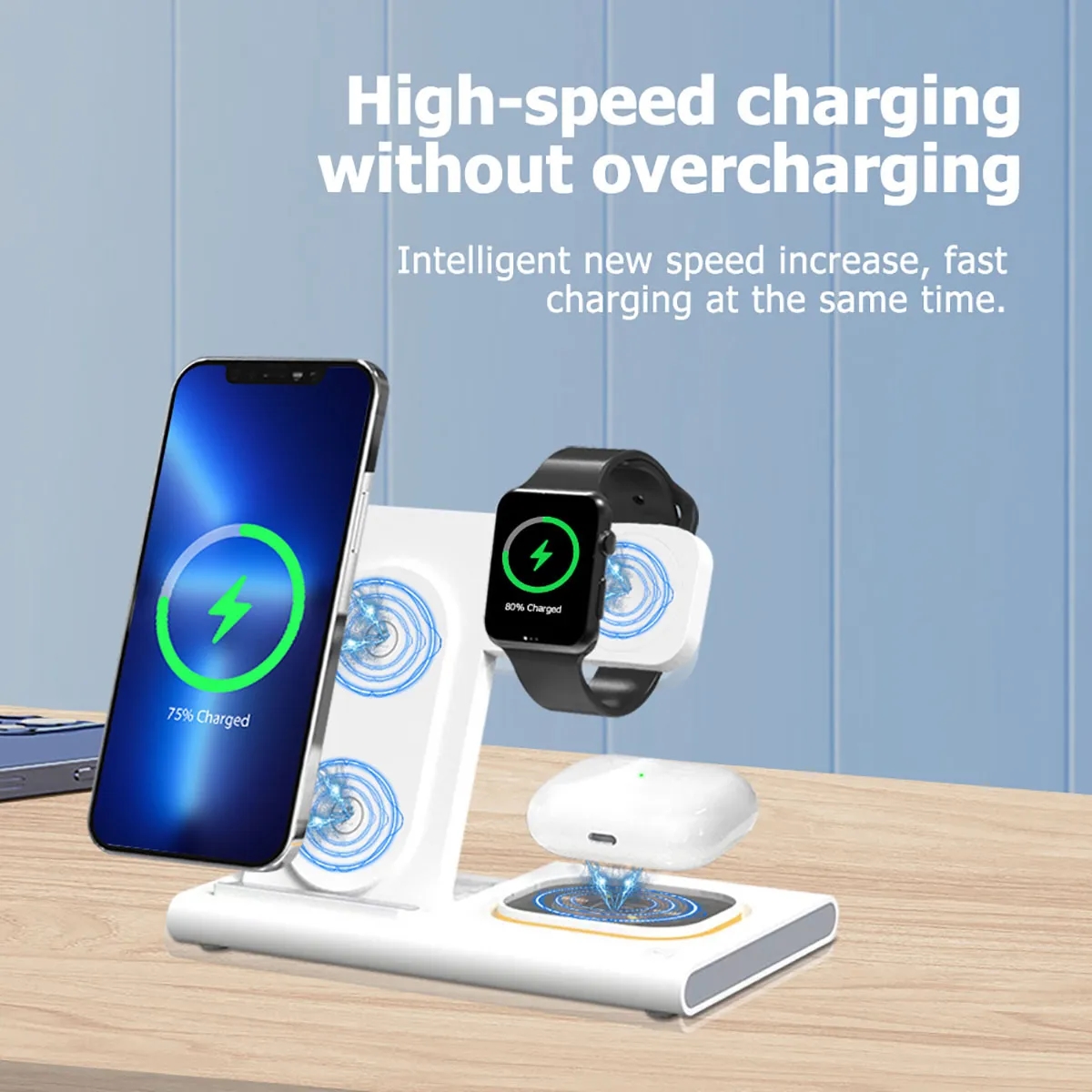 3 in 1 Fast Magnetic Wireless Charging Stand 5