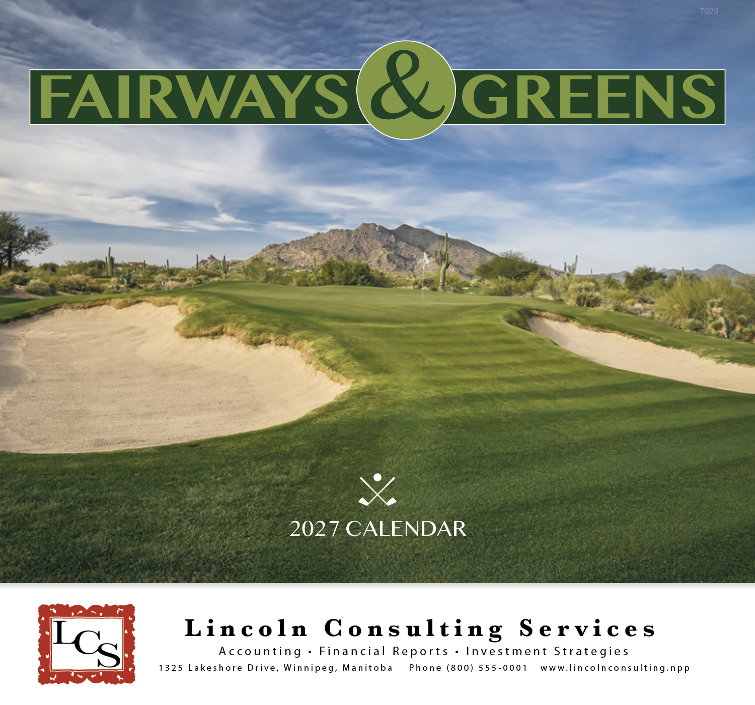 Good Value™ Fairways & Greens - Stapled Calendar 19