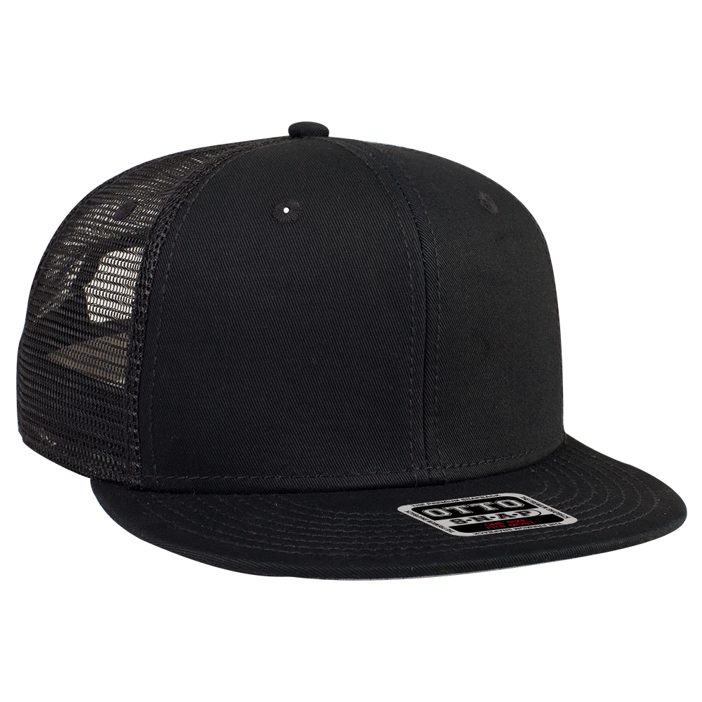 OTTO CAP® OTTO SNAP 6 Panel Pro Style Mesh Back Trucker Snapback Hat 103