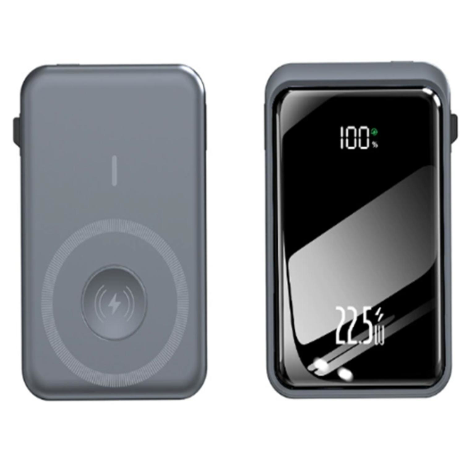 10000mAh Portable Power Bank With Charging Cable & Wireless Charger 1