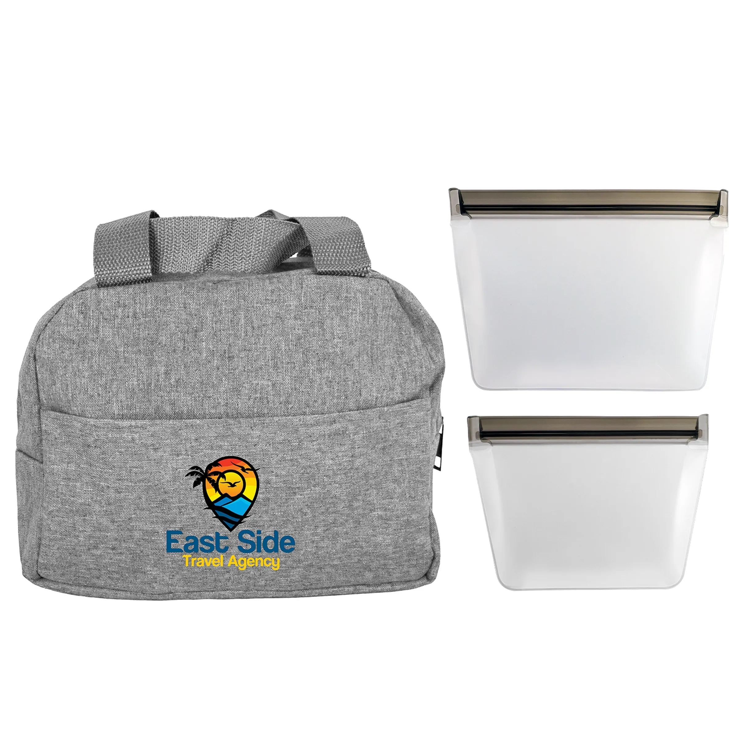 HEATHERED BAGGED COOLER SET 2