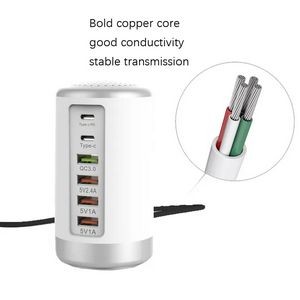 Universal 6 USB Ports Desktop Charging Station Hub 6