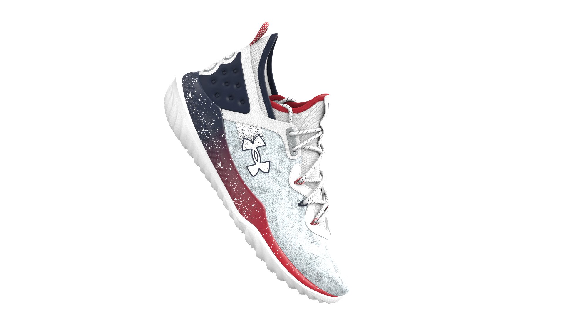 Men's UA Harper 8 Turf USA Baseball Shoes 2