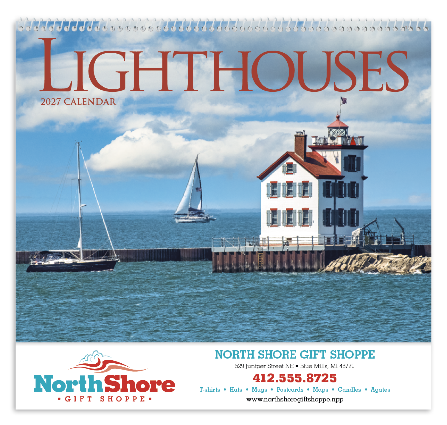 Triumph® Calendars Lighthouses Calendar 84