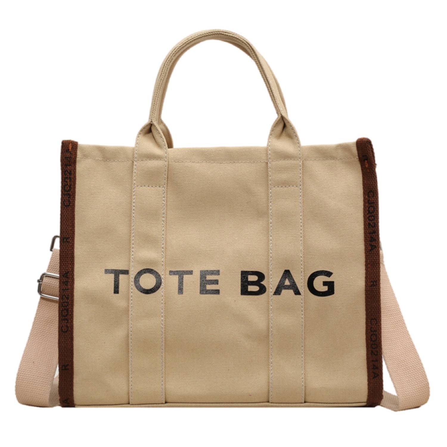 Canvas Crossbody Bag Trendy Printed Tote 2