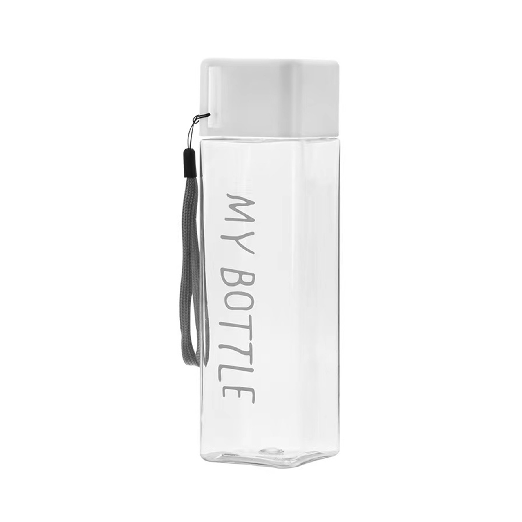 Square Plastic Clear Bottle 2