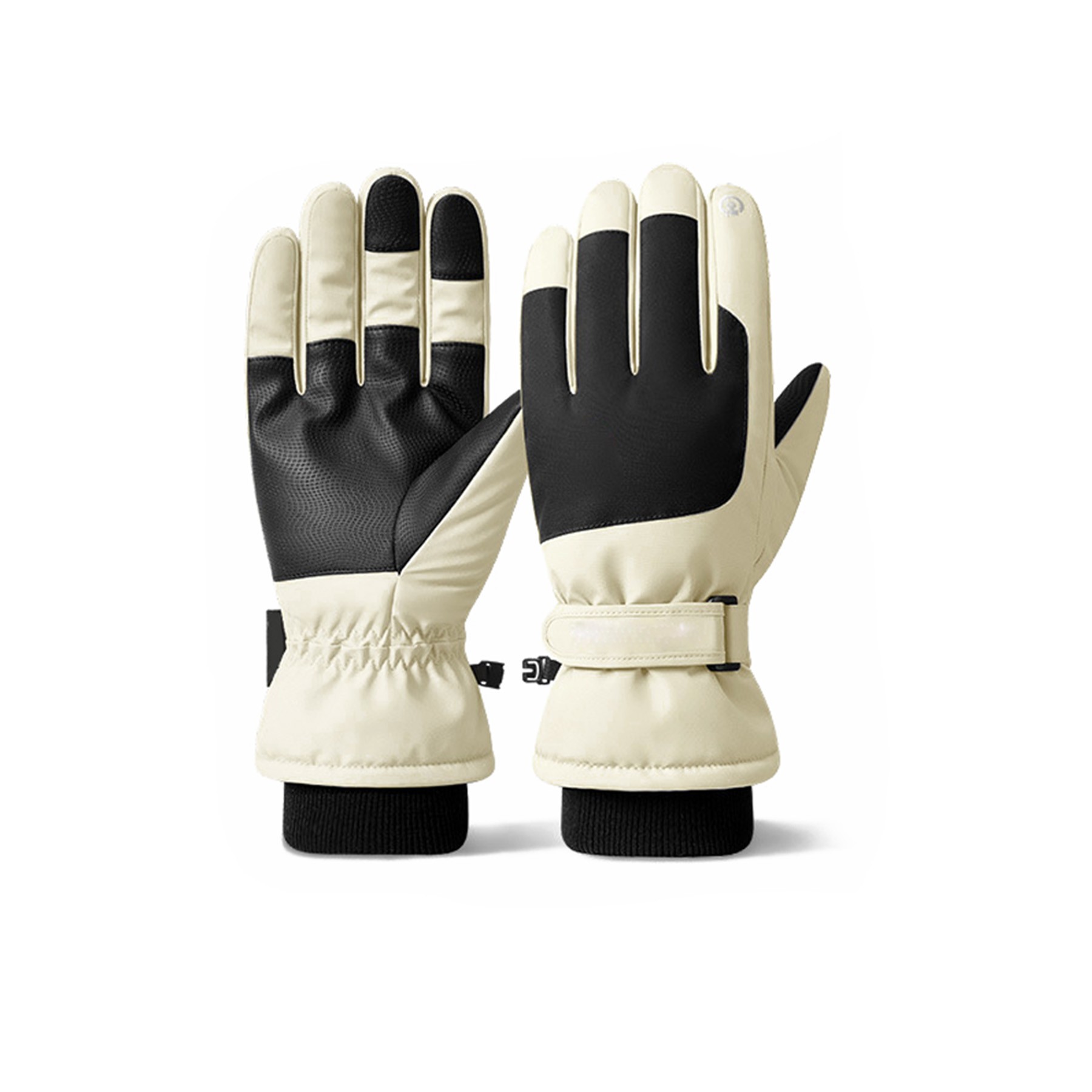 Fleece-Lined Ski Gloves 2