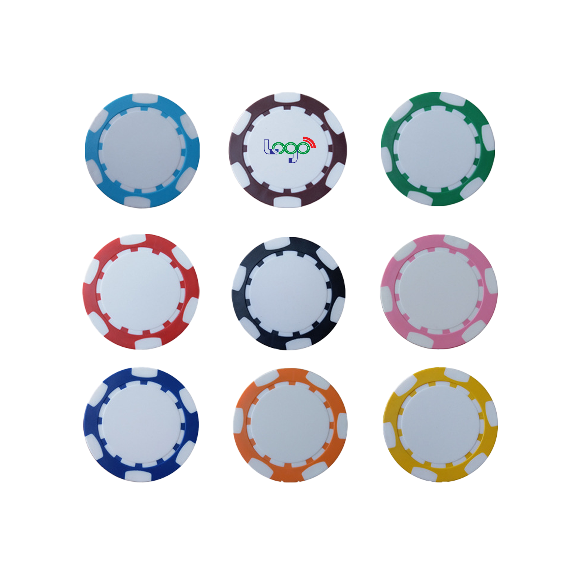 Promotional Plastic Poker Chips for Games and Events 2