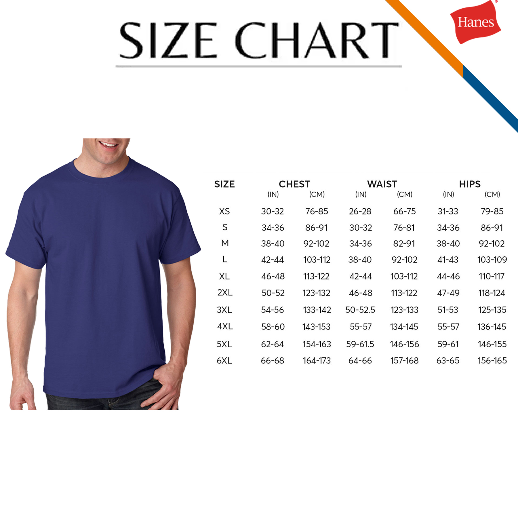 Hanes® 6.1 oz 100 % Cotton Preshrunk T-shirts 2