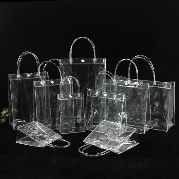 Transparent Soft PVC Gift Tote with Hand Loop 4