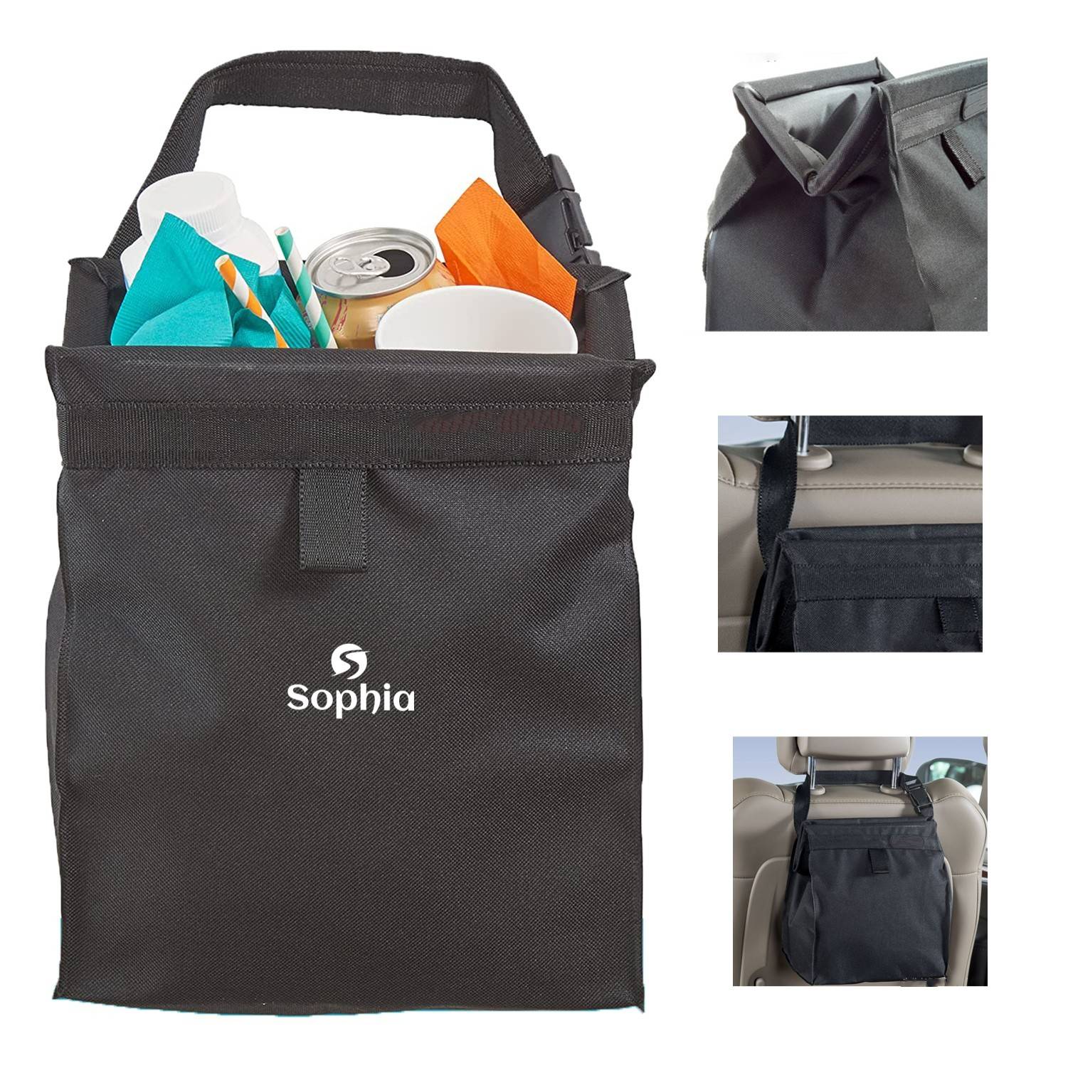Hanging Car Trash Bag 3