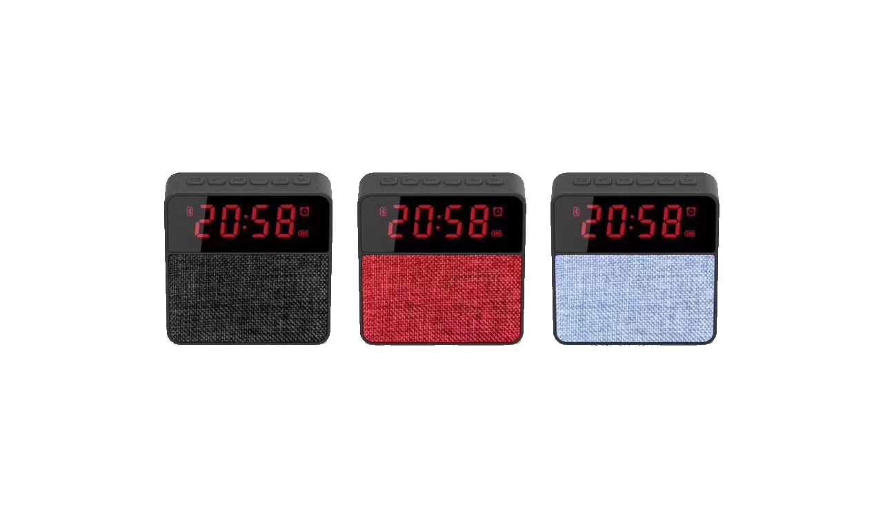 Square Wireless Bluetooth speaker with LED screen 10