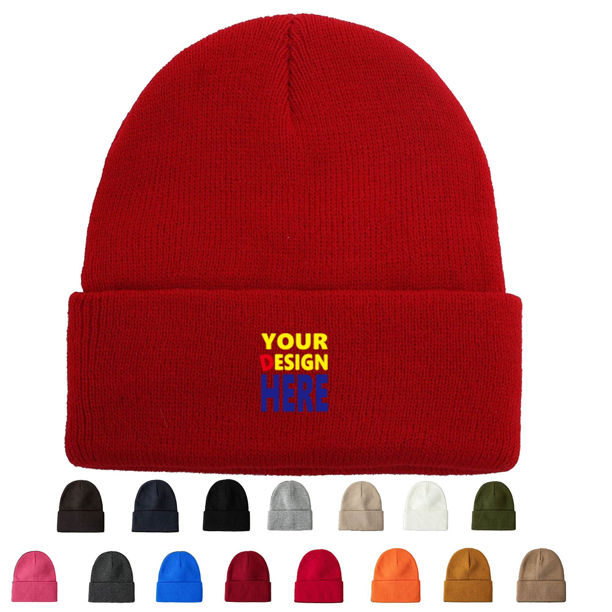 Custom Logo Knit Hat 3