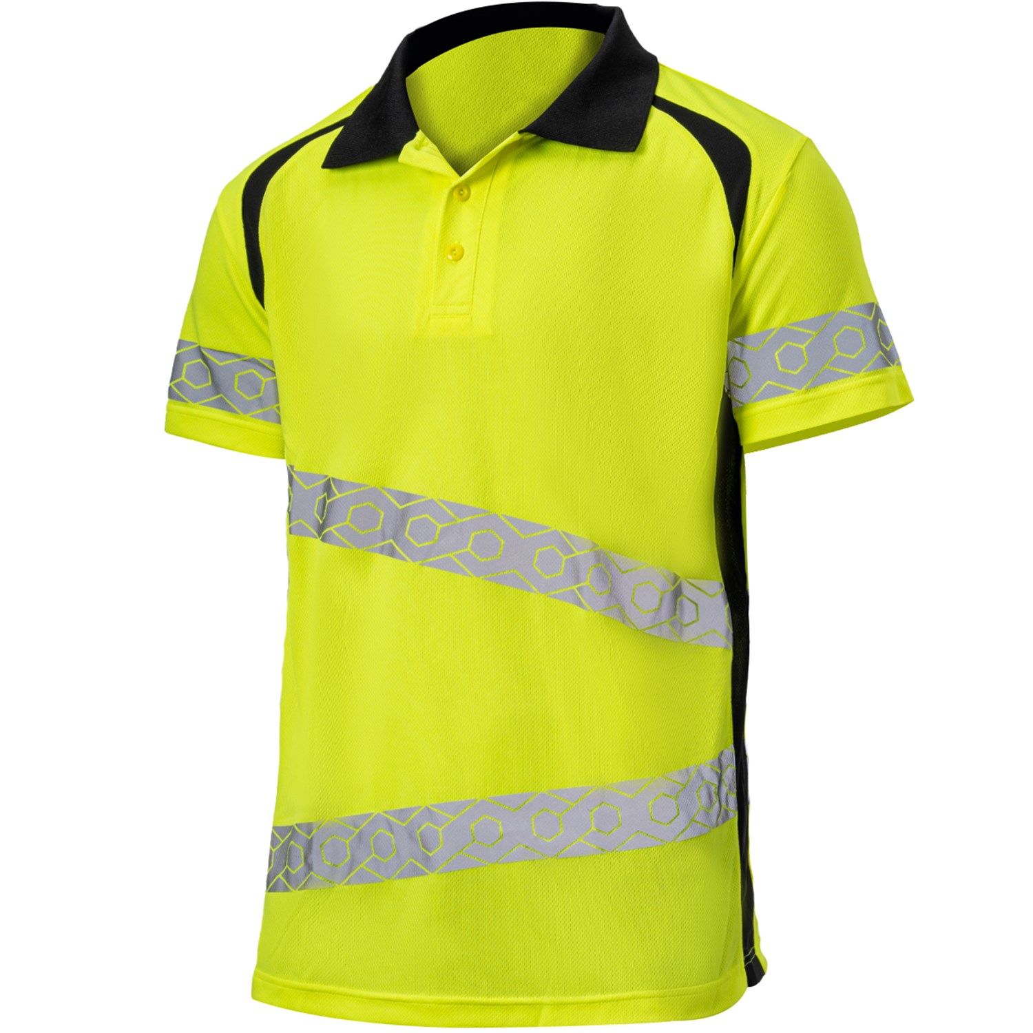 Class 3 Safety Polo with Double Band 2" Segmented Tape 4