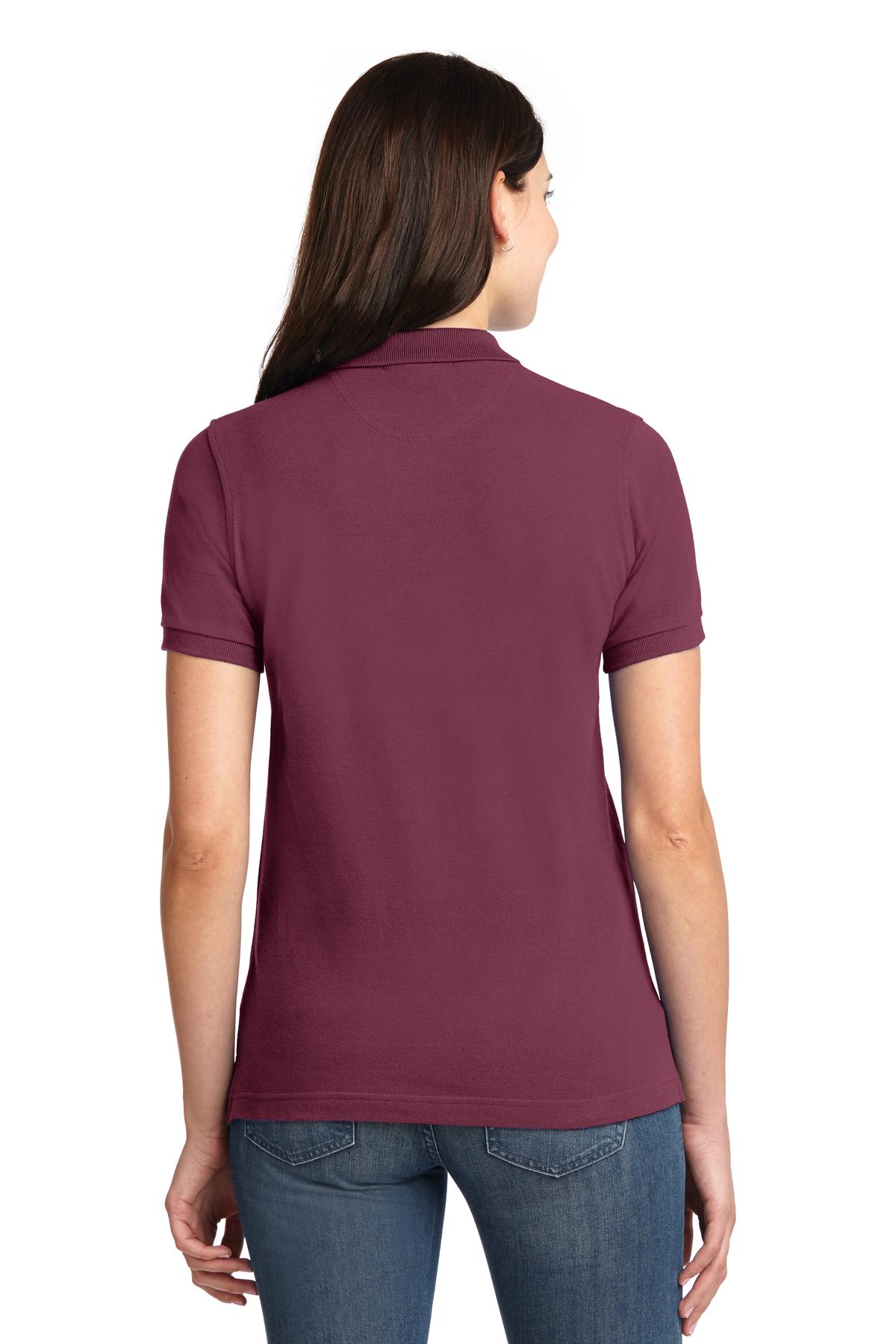 Port Authority Women's Heavyweight Cotton Pique Polo. L420 4