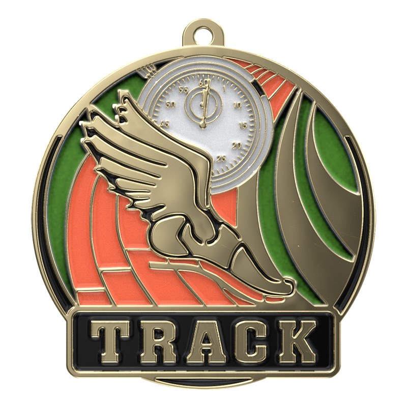 Track High Tech Medallion (2")