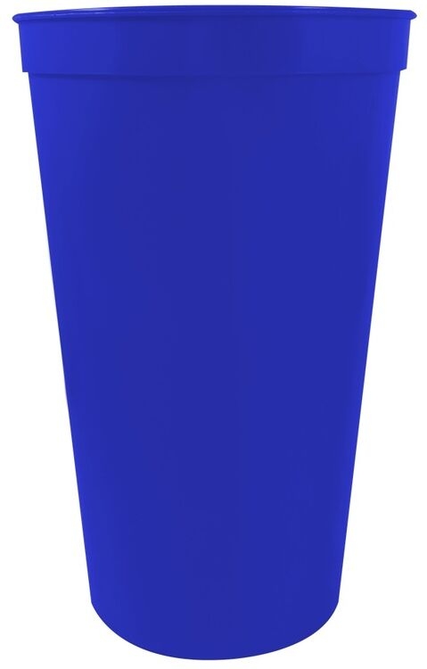 22 oz. Smooth Wall Plastic Stadium Cup 28