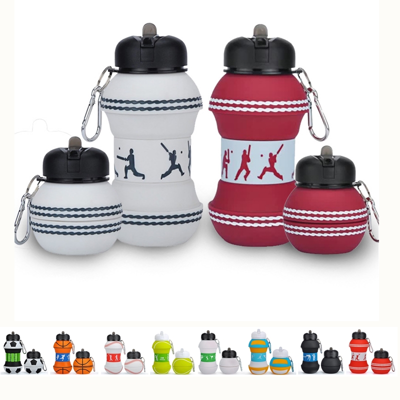 Custom Collapsible Cricket Sports Water Bottle 2