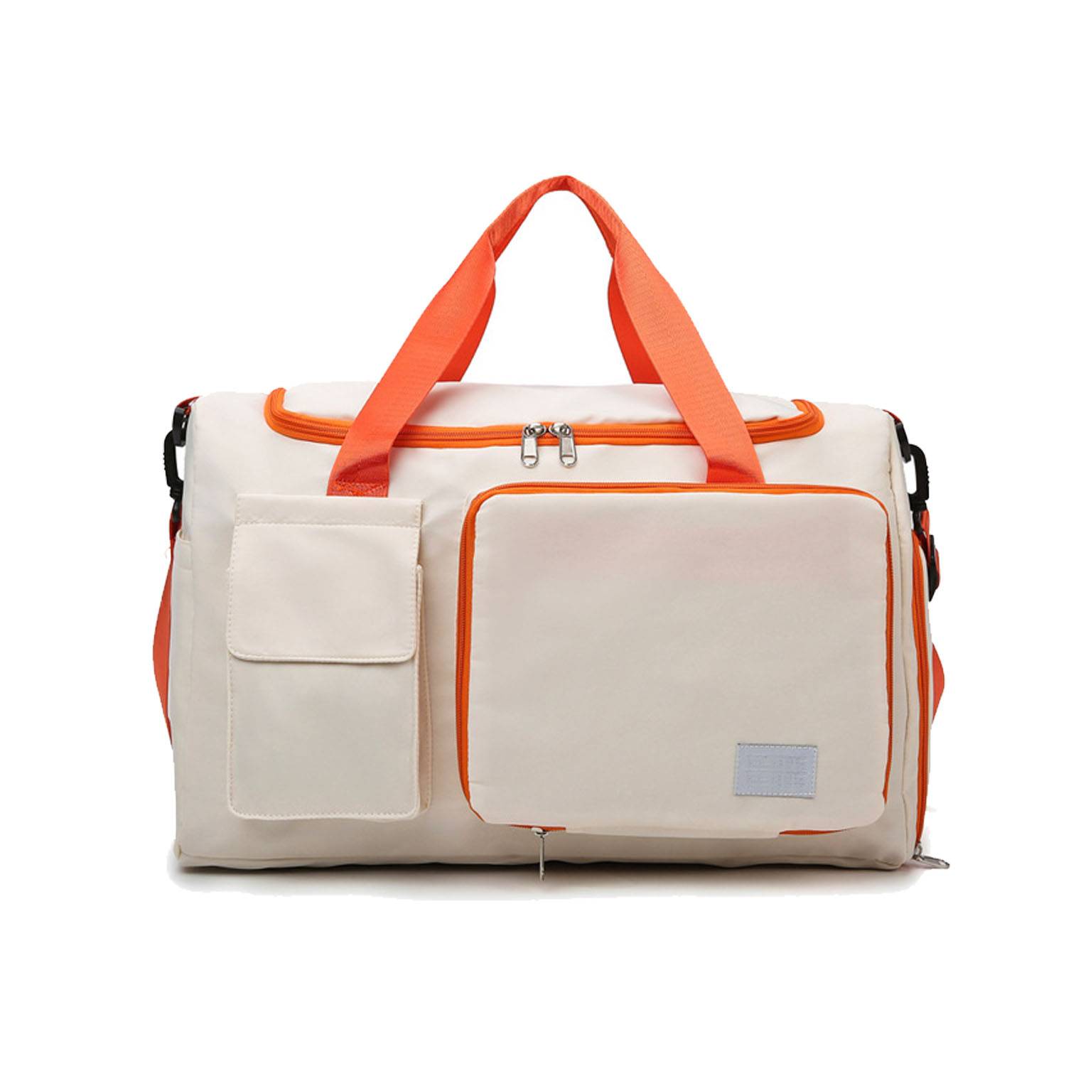 Lightweight Large Capacity Oxford Travel Bag w/ Shoe Pocket 4