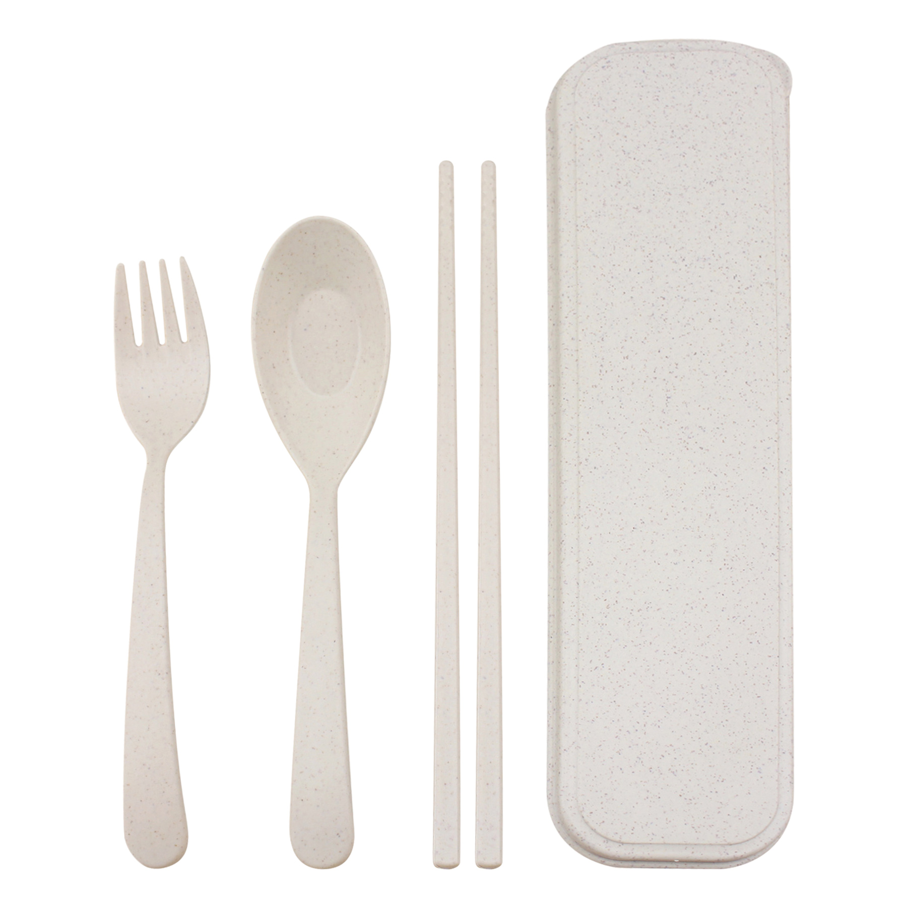 Portable Wheat Straw Tableware 3-Piece Set 8