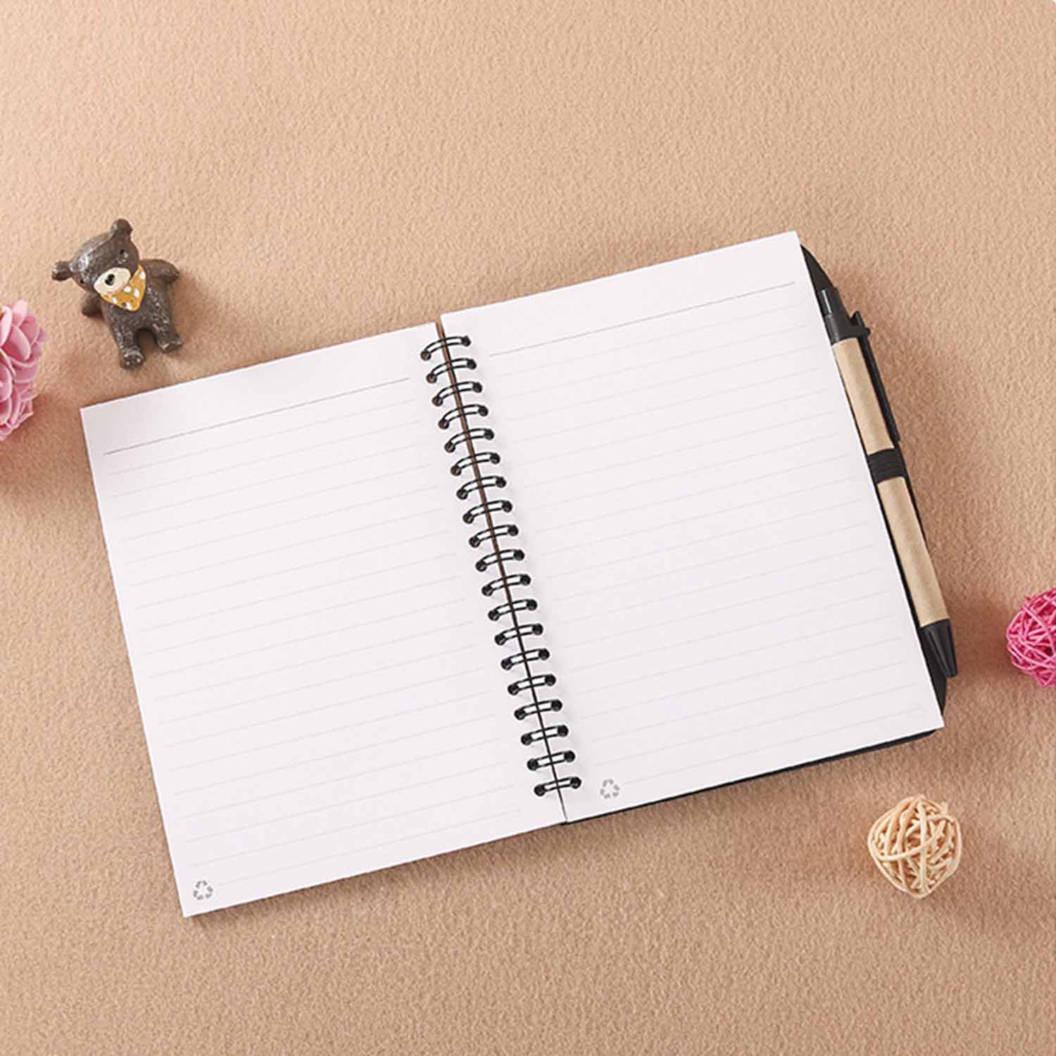 Eco-friendly kraft paper coil office business notebook 6