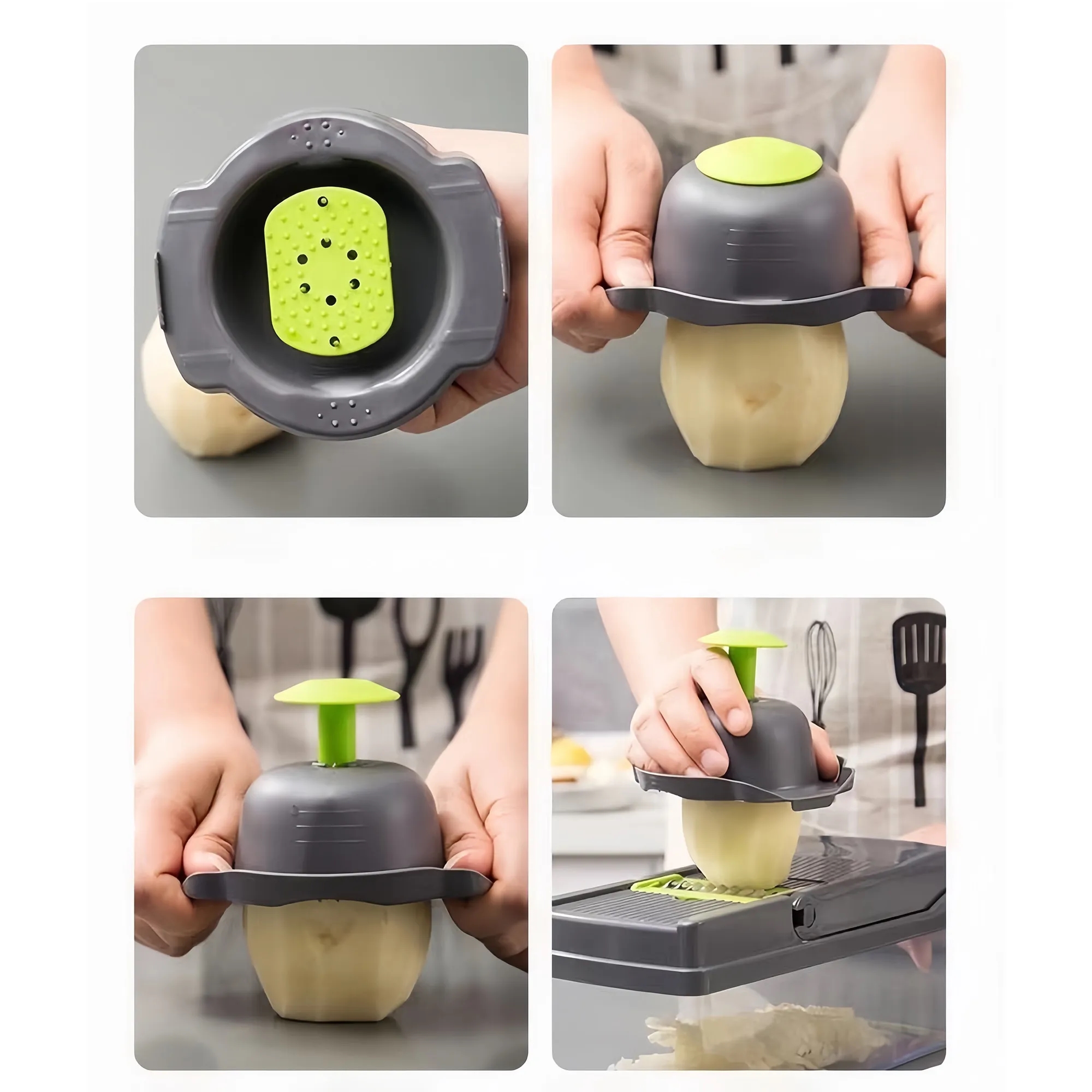 16-piece Set Mandoline Slicer Vegetable Chopper 2