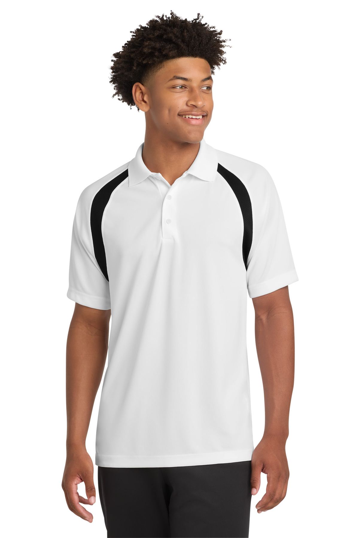 Sport-Tek Dry Zone Colorblock Raglan Polo. T476 5