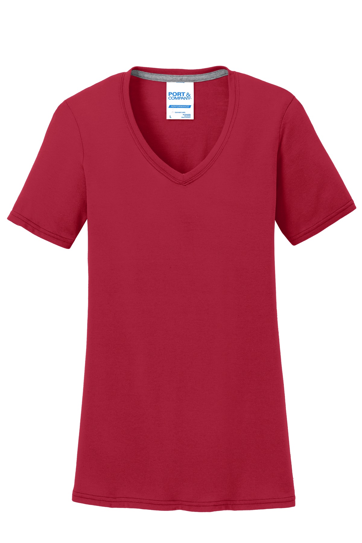 Port & Co Women's Performance Blend V-Neck Tee. LPC381V 37